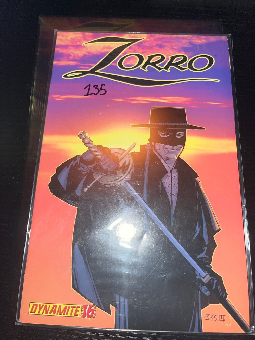 Zorro #16 published by Dynamite Entertainment in 2009,